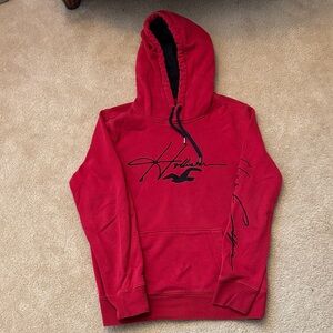 Hollister Signature Red Hoodie for Men